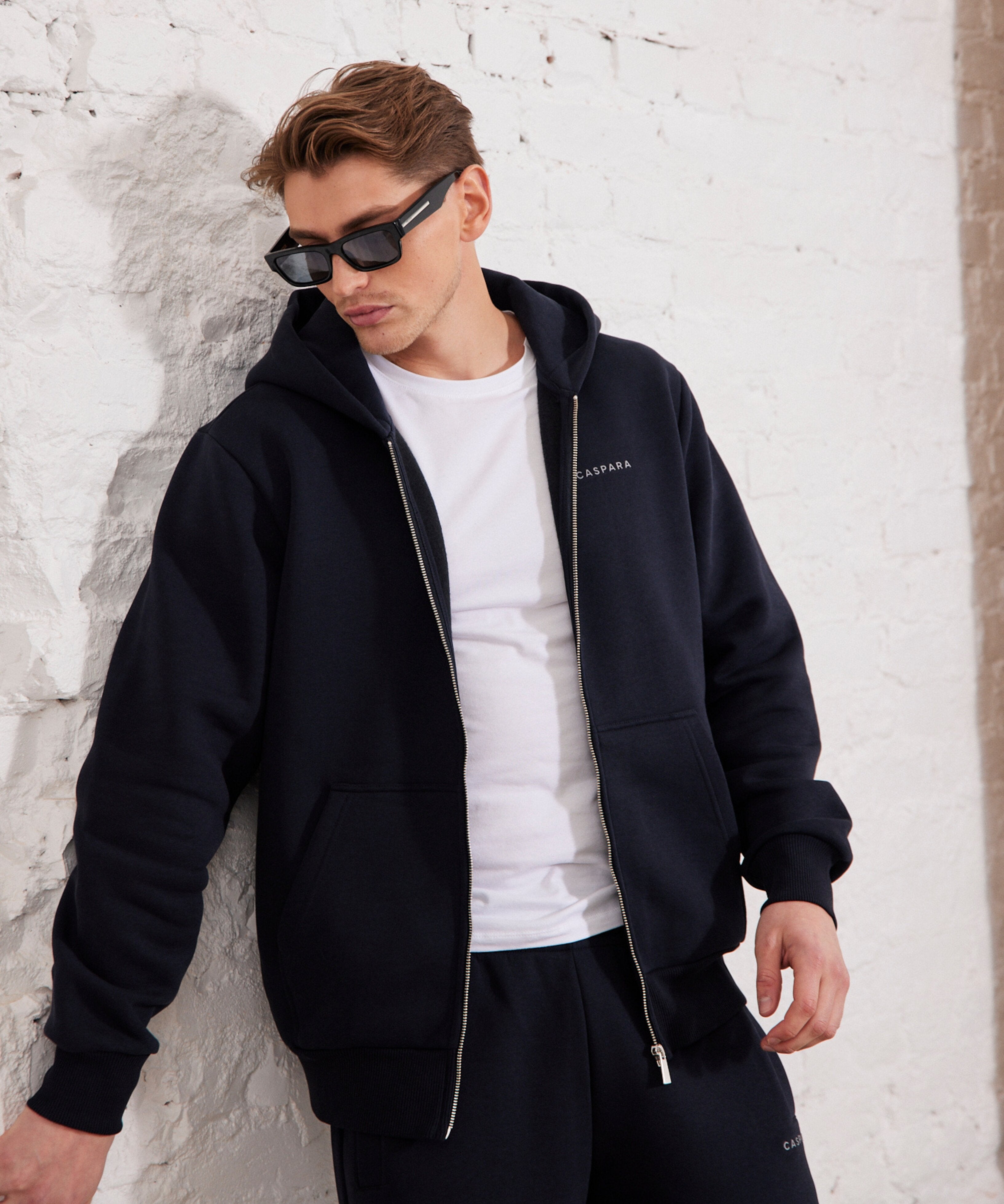 M. Cosmo Zip Hoodie - Black